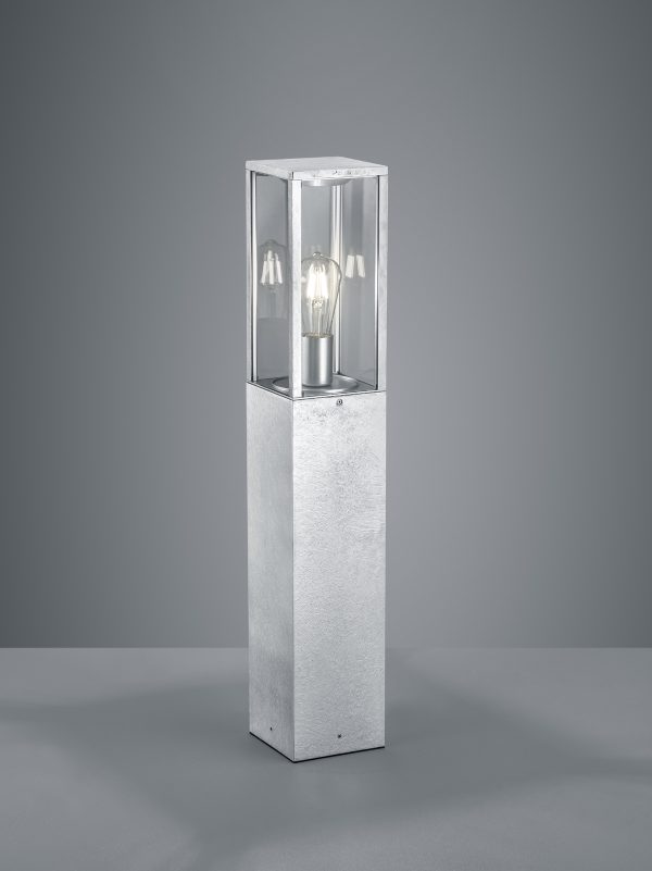 Vloerlamp Trio Leuchten Garonne zink kleur
