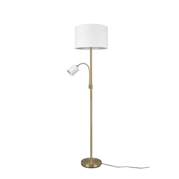 Vloerlamp Trio Leuchten Hotel messing - Image 3