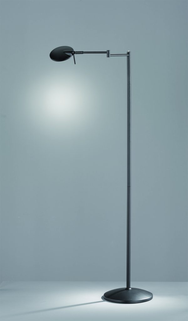 Vloerlamp Trio Leuchten Kazan zwart - Image 2