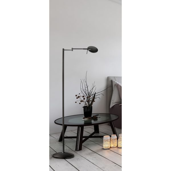 Vloerlamp Trio Leuchten Kazan zwart - Image 3