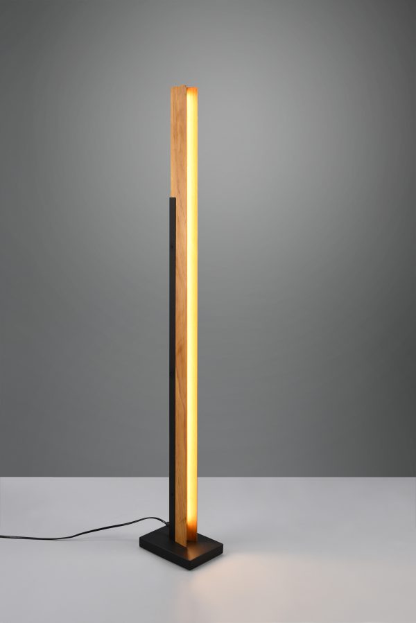 Vloerlamp Trio Leuchten Kerala zwart - Image 2