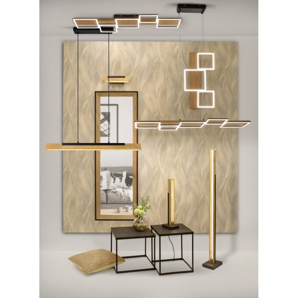 Vloerlamp Trio Leuchten Kerala zwart - Image 4