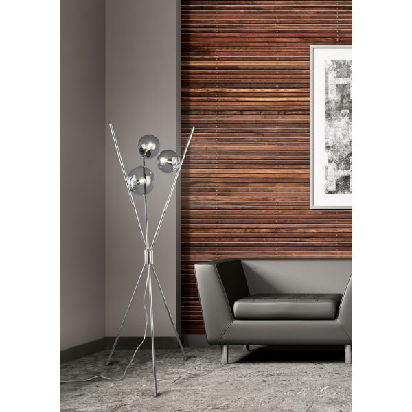 Vloerlamp Trio Leuchten Lance chroom