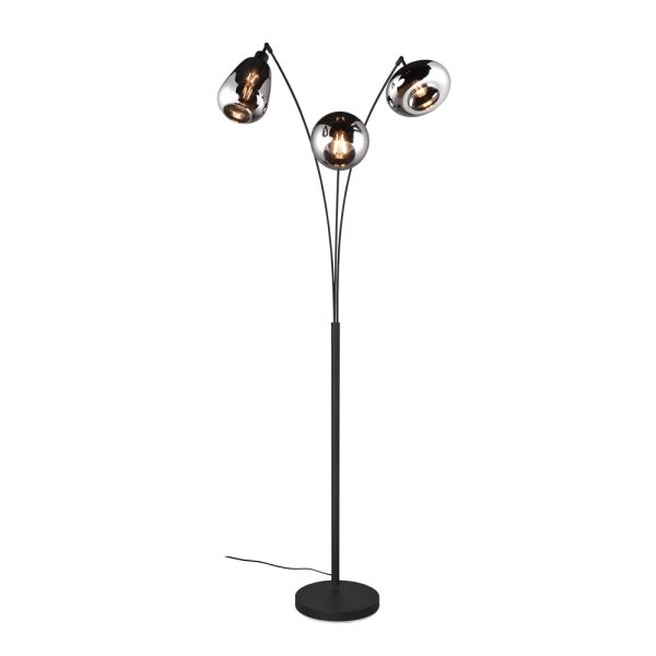 Vloerlamp Trio Leuchten Lumina zwart - Image 2