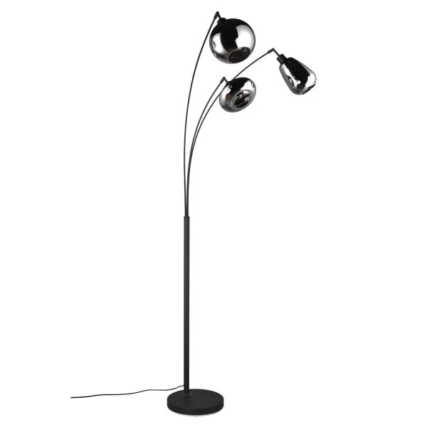 Vloerlamp Trio Leuchten Lumina zwart - Image 3