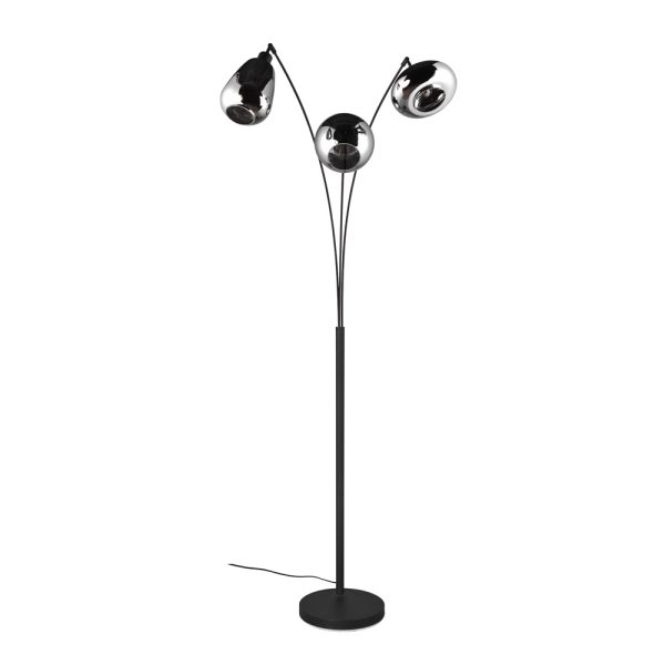 Vloerlamp Trio Leuchten Lumina zwart - Image 4