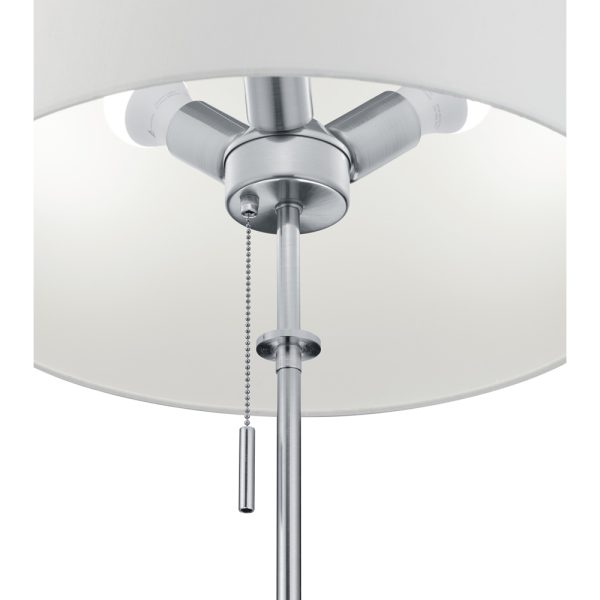 Vloerlamp Trio Leuchten Lyon nikkel - Image 3