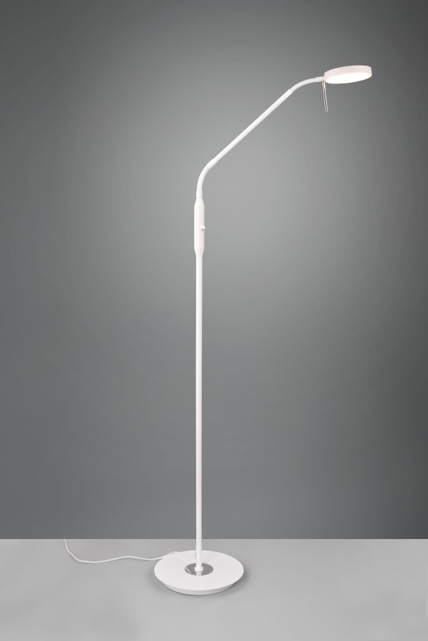 Vloerlamp Trio Leuchten Monza wit