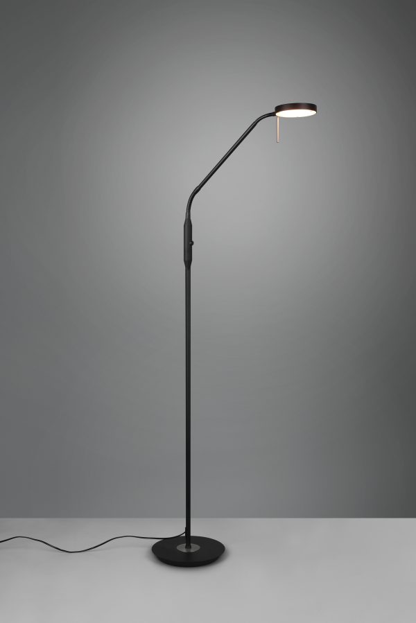 Vloerlamp Trio Leuchten Monza zwart - Image 2