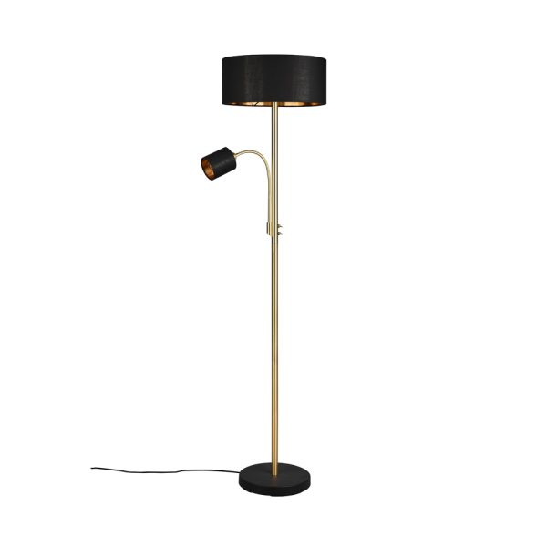 Vloerlamp Trio Leuchten Motel messing - Image 4