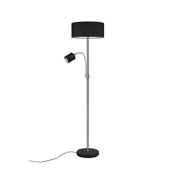 Vloerlamp Trio Leuchten Motel nikkel - Image 3