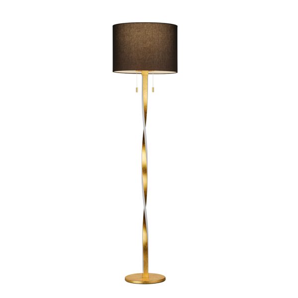 Vloerlamp Trio Leuchten Nandor goud - Image 2