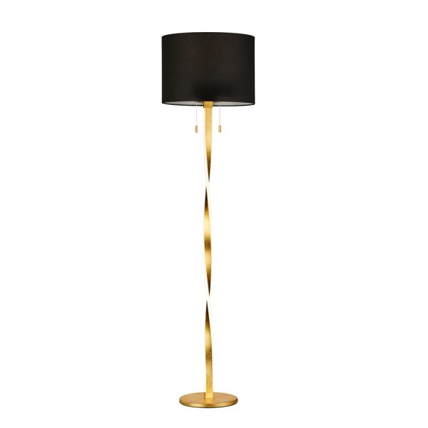 Vloerlamp Trio Leuchten Nandor goud - Image 3
