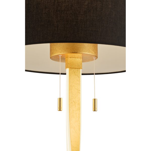 Vloerlamp Trio Leuchten Nandor goud - Image 4