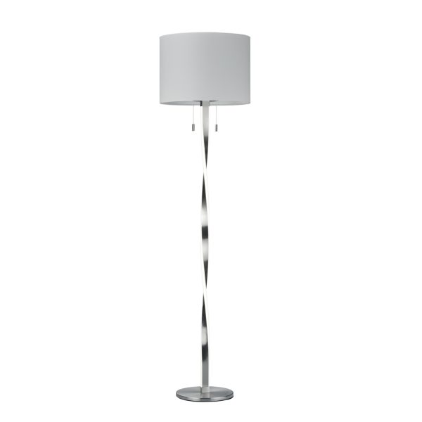 Vloerlamp Trio Leuchten Nandor nikkel - Image 2