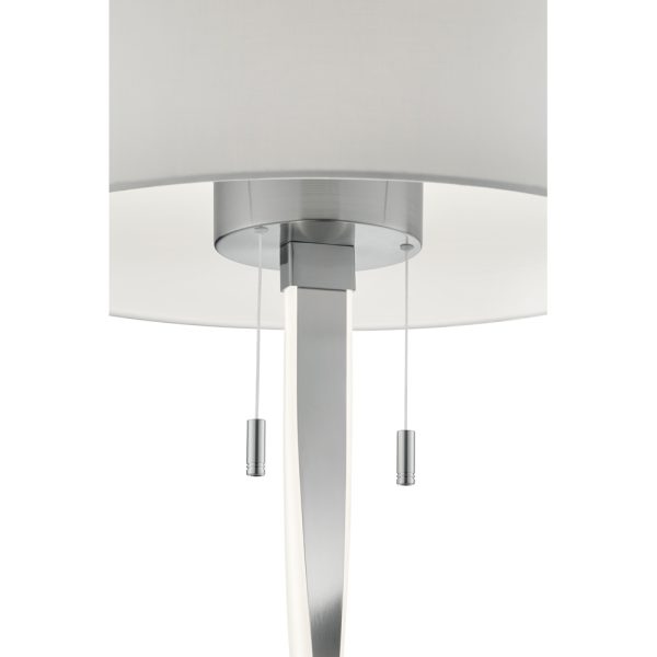 Vloerlamp Trio Leuchten Nandor nikkel - Image 3