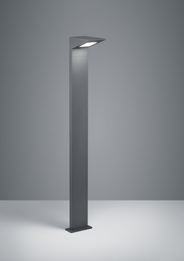 Vloerlamp Trio Leuchten Nelson antraciet