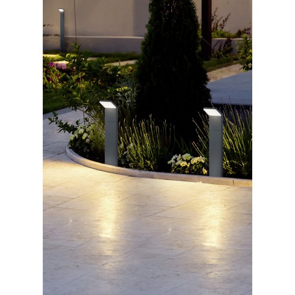 Vloerlamp Trio Leuchten Pearl antraciet