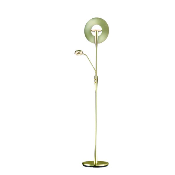 Vloerlamp Trio Leuchten Quebec messing - Image 4
