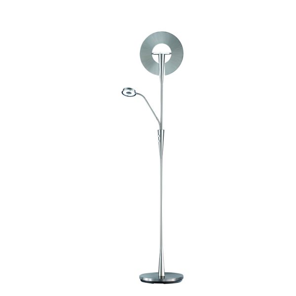 Vloerlamp Trio Leuchten Quebec nikkel - Image 6