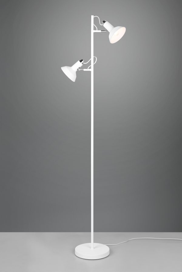 Vloerlamp Trio Leuchten Roxie wit - Image 2