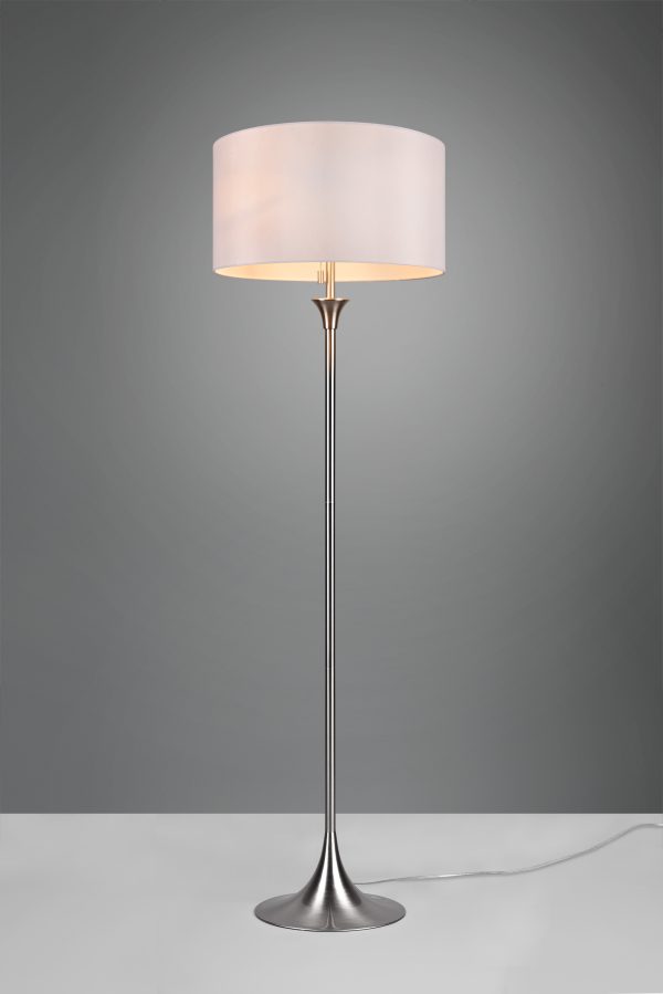 Vloerlamp Trio Leuchten Sabia nikkel - Image 2