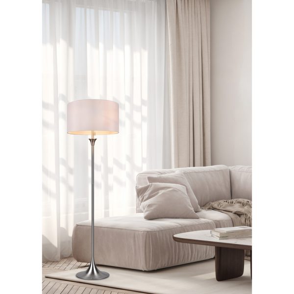 Vloerlamp Trio Leuchten Sabia nikkel - Image 4