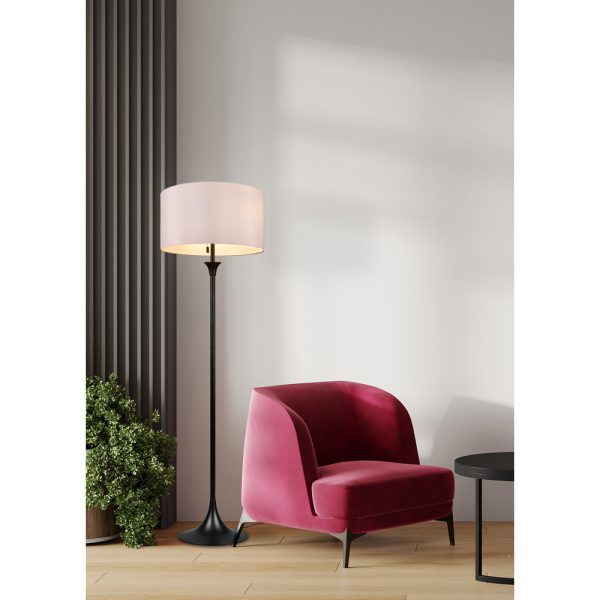 Vloerlamp Trio Leuchten Sabia zwart - Image 4