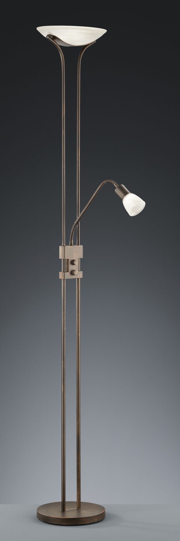 Vloerlamp Trio Leuchten Santo II bruin - Image 2