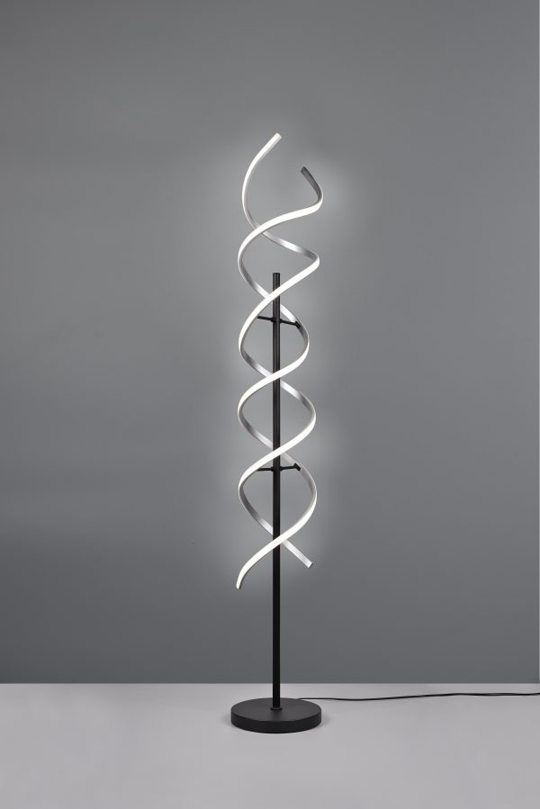 Vloerlamp Trio Leuchten Sequence aluminium - Image 2