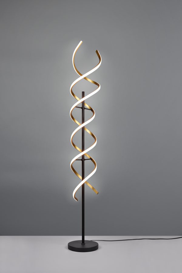Vloerlamp Trio Leuchten Sequence messing - Image 2