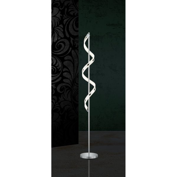 Vloerlamp Trio Leuchten Sydney chroom