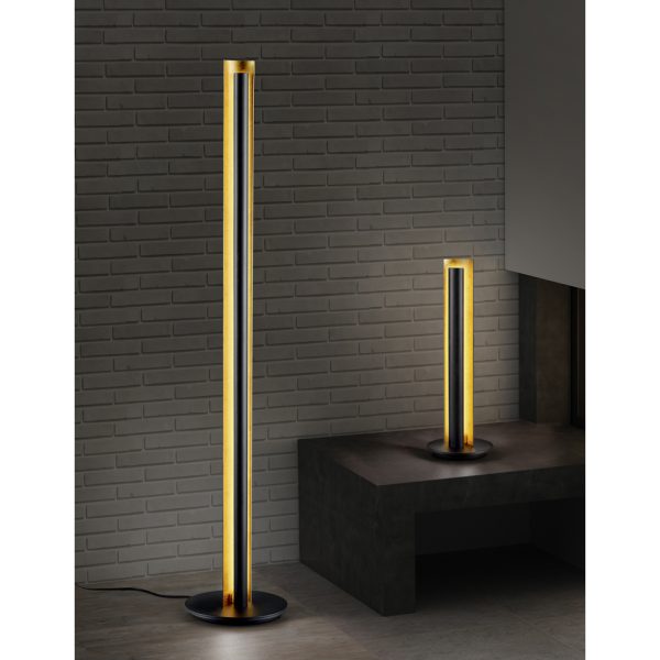 Vloerlamp Trio Leuchten Texel zwart - Image 2