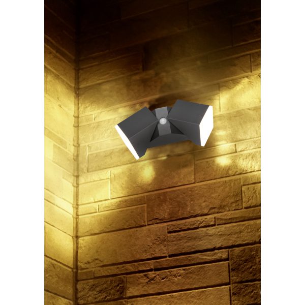 Wandlamp Trio Leuchten Avon antraciet