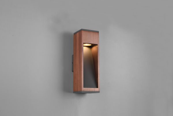 Wandlamp Trio Leuchten Canning hout
