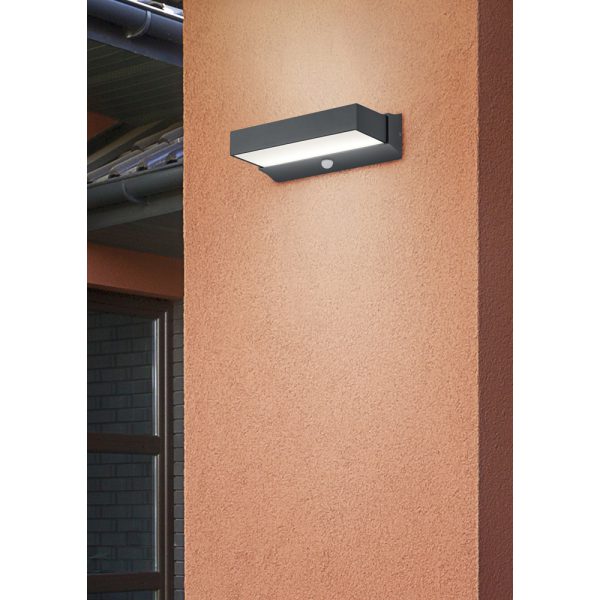 Wandlamp Trio Leuchten Cuando antraciet
