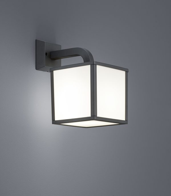Wandlamp Trio Leuchten Cubango antraciet - Image 2