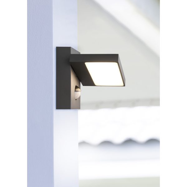 Wandlamp Trio Leuchten Horton antraciet