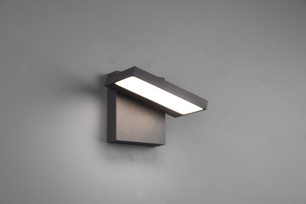 Wandlamp Trio Leuchten Horton antraciet - Image 2