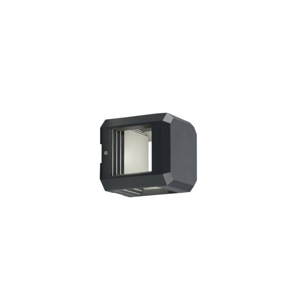 Wandlamp Trio Leuchten Logone antraciet - Image 3