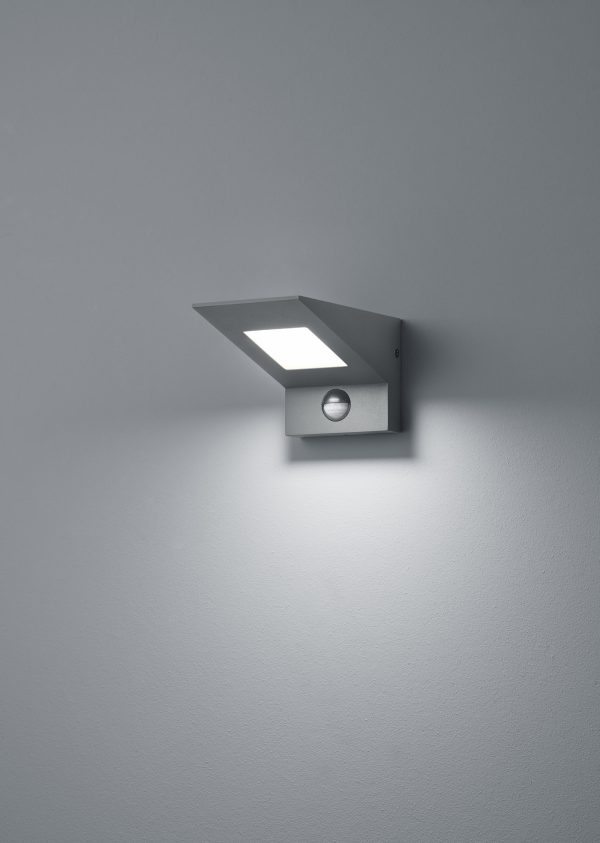 Wandlamp Trio Leuchten Nelson antraciet - Image 2