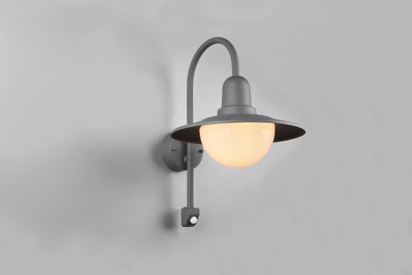 Wandlamp Trio Leuchten Norman antraciet