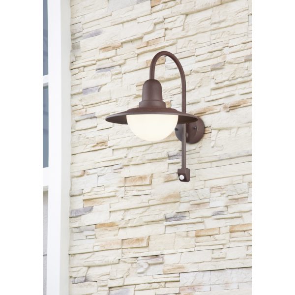Wandlamp Trio Leuchten Norman bruin