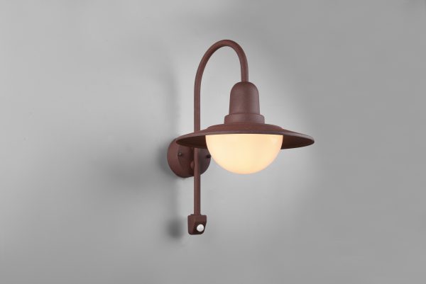 Wandlamp Trio Leuchten Norman bruin - Image 2