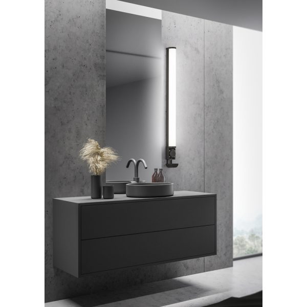 Wandlamp Trio Leuchten Piera zwart