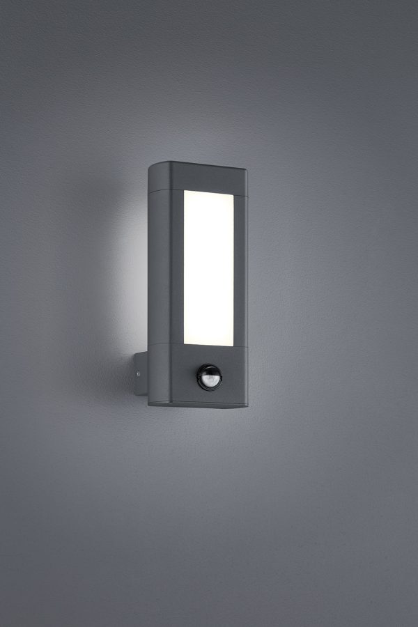 Wandlamp Trio Leuchten Rhine antraciet