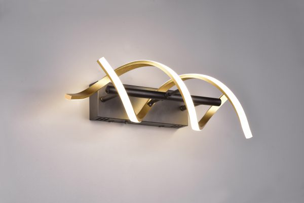 Wandlamp Trio Leuchten Sequence messing - Image 2