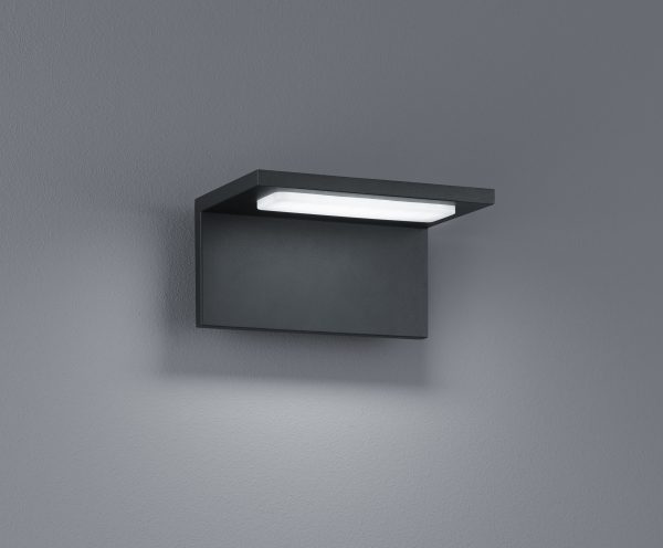 Wandlamp Trio Leuchten Trave antraciet - Image 2