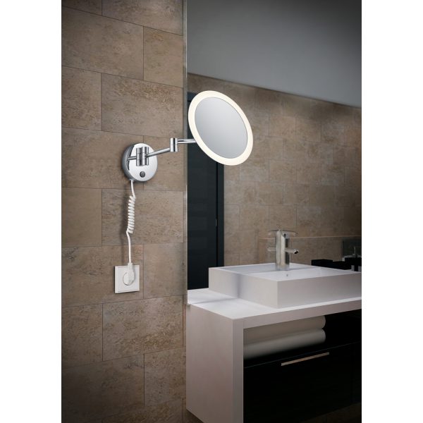 Wandlamp Trio Leuchten View chroom