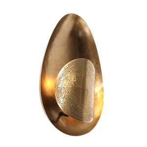 Anne Light & Home Brass wandlamp – E27 (grote fitting) – brons